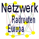 Logo Radrouten Europa Netzwerk