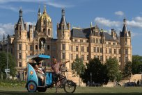Schwerin mit Rikscha erkunden
