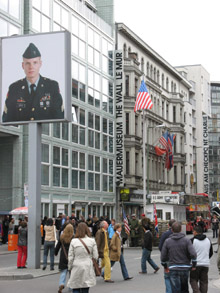 CHeckpoint Charlie in Berlin Image