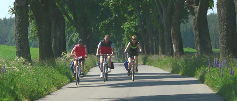 WAMA Tour Polen Radfahrergruppe