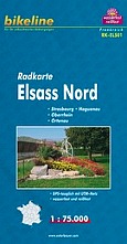 Elsass Nord Radkarte bikeline Cover