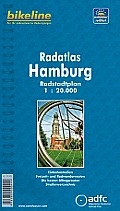 Stadtplan Radwege Hamburg bikeline Radstadtplan Radatlas Cover