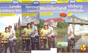 BVA Radwanderkarten regional Sammelbild