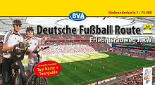 Deutsche Fußballroute NRW Radkarte