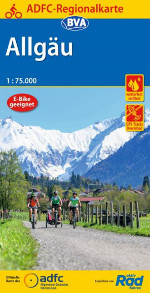 Allgäu Fahrradkarte des ADFC 2021