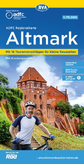 Fahrradkarte Altmark ADFC Regionalkarte Coverbild