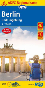 Fahrradkarte Berlin ADFC Regionalkarte 2021