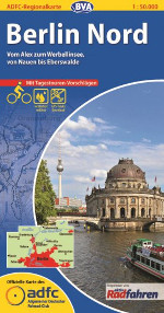 Fahrradkarte Berlin Nord ADFC Regionalkarte
