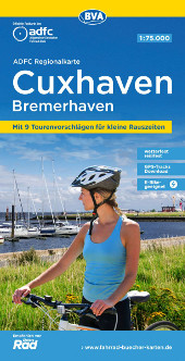 Fahrradkarte Cuxhaven Bremerhaven ADFC Regionalkarte Coverbild 2022