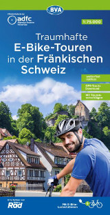 Fahrradkarte Fränkische Schweiz E-Bike-Touren ADFC Regionalkarte