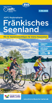 Fränkisches Seenland Fahrradkarte ADFC Coverbild Regionalkarte 2023