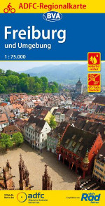 Fahrradkarte Freiburg ADFC Regionalkarte 2021