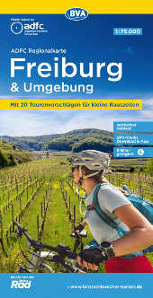 Fahrradkarte Freiburg ADFC Regionalkarte Coverbild 2023