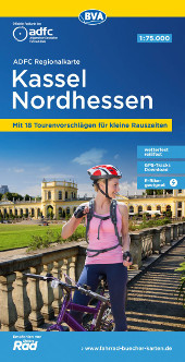 Fahrradkarte Kassel Nordhessen ADFC Regionalkarte Coverbild 2022