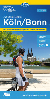 Fahrradkarte Köln Bonn ADFC Regionalkarte Coverbild 2022