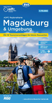 Fahrradkarte Magdeburg und Umgebung ADFC Regionalkarte Coverbild 2022