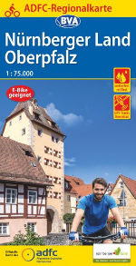 Fahrradkarte Nürnberger Land Oberpfalz ADFC Regionalkarte Coverbild 2021