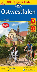 Fahrradkarte Ostwestfalen ADFC Regionalkarte 2021
