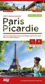 Fahrradkarte Paris Picardie ADFC Radtourenkarte Coverbild 2021