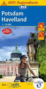 Fahrradkarte Potsdam Havelland ADFC Regionalkarte 2021
