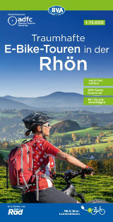 Fahrradkarte Rhön E-Bike-Karte ADFC Regionalkarte