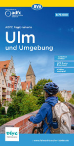 Ulm Fahrradkarte ADFC Regionalkarte-Coverbild-2021