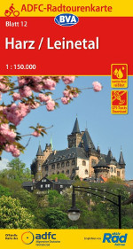 ADFC Radtourenkarte Harz Leinetal Coverbild 2020