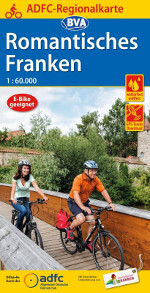 Fahrradkarte Romantisches Franken ADFC Regionalkarte Coverbild 2020