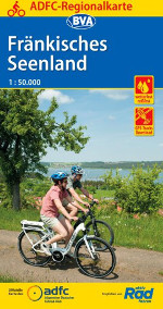 Fahrradkarte Fränkisches Seenland ADFC Regionalkarte