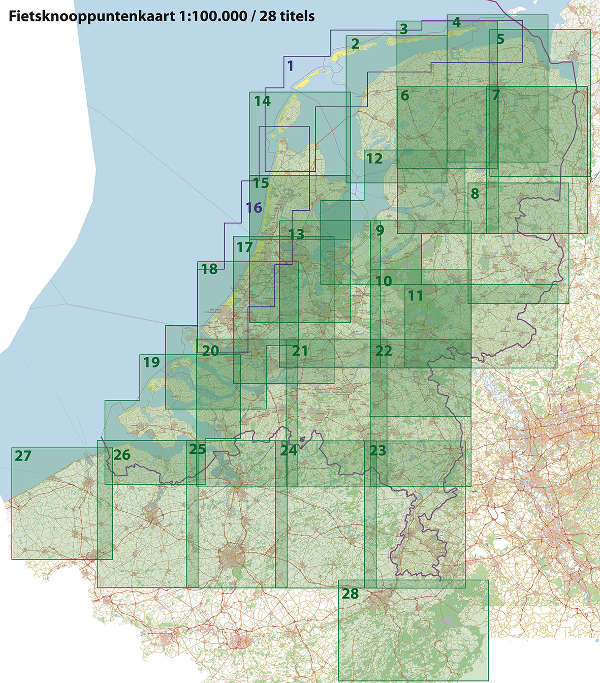 Knotenpunkte-Radkarten Niederlande ANWB 1:100.000 bei fahrradtouren.de Knotenpunkte-Radkarten Niederlande ANWB 1:100.000 bei fahrradtouren.de