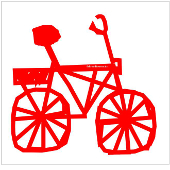 das rote Fahrrad ist das Logo von fahrradtouren.de