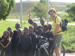 African Bikers Tours Radfahrer und Kids