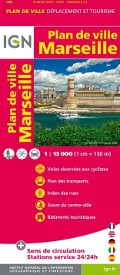 IGN Plan de Ville Marseille Stadtplan Cover bei fahrradtouren.de