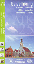 Cover der Radwanderkarte ATK25 Geiselhoering Bayern