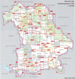 Netzwerk der Umgebungskarten Bayern 1:50.000