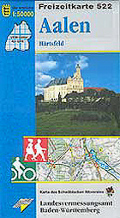 Freizeitkarte Aalen Baden-Wuerttemberg Coverbild
